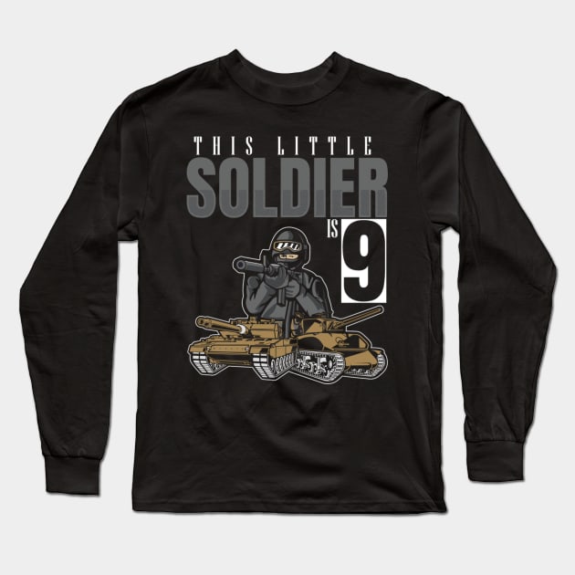 9 Soldier Camouflage Long Sleeve T-Shirt by HypeRamen